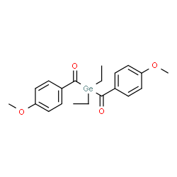 ChemSpider 2D Image | Bis(4-methoxybenzoyl)diethylgermanium | C20H24GeO4