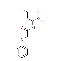 ChemSpider 2D Image | N-(Phenoxyacetyl)methionine | C13H17NO4S