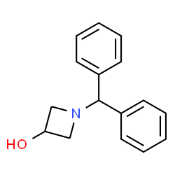 ChemSpider 2D Image | 1-Benzhydryl-3-azetidinol | C16H17NO