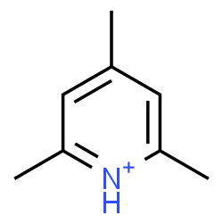ChemSpider 2D Image | 2,4,6-Trimethylpyridinium | C8H12N