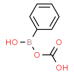 ChemSpider 2D Image | carboxyoxy(phenyl)borinic acid | C7H7BO4