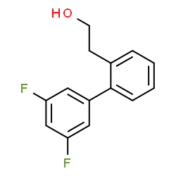 ChemSpider 2D Image | 2-(3',5'-Difluoro-2-biphenylyl)ethanol | C14H12F2O