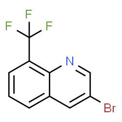 ChemSpider 2D Image | 3-Bromo-8-(trifluoromethyl)quinoline | C10H5BrF3N