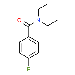 ChemSpider 2D Image | N,N-Diethyl-4-fluorobenzamide | C11H14FNO