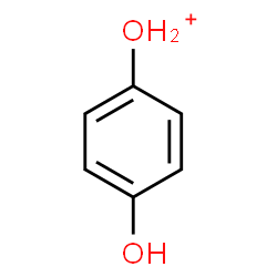 ChemSpider 2D Image | (4-Hydroxyphenyl)oxonium | C6H7O2