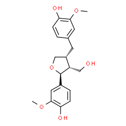 ChemSpider 2D Image | (+)-lariciresinol | C20H24O6