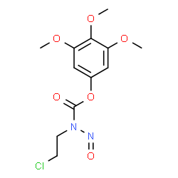 ChemSpider 2D Image | 3,4,5-Trimethoxyphenyl (2-chloroethyl)nitrosocarbamate | C12H15ClN2O6