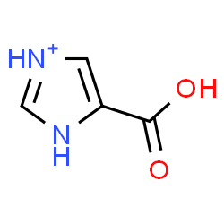 ChemSpider 2D Image | 5-Carboxy-1H-imidazol-3-ium | C4H5N2O2