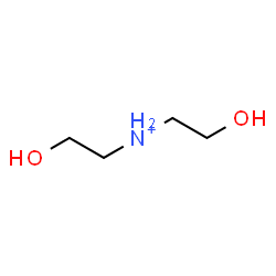 ChemSpider 2D Image | 2-Hydroxy-N-(2-hydroxyethyl)ethanaminium | C4H12NO2