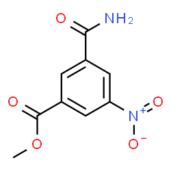 ChemSpider 2D Image | Methyl 3-carbamoyl-5-nitrobenzoate | C9H8N2O5