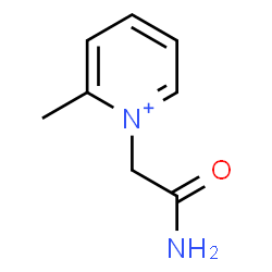 ChemSpider 2D Image | 1-(2-Amino-2-oxoethyl)-2-methylpyridinium | C8H11N2O