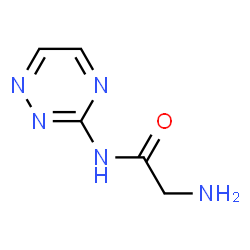 ChemSpider 2D Image | N-1,2,4-Triazin-3-ylglycinamide | C5H7N5O