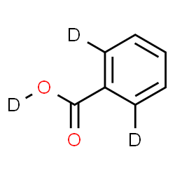 ChemSpider 2D Image | (O,2,6-~2~H_3_)Benzoic acid | C7H3D3O2