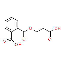 ChemSpider 2D Image | 2-[(2-Carboxyethoxy)carbonyl]benzoic acid | C11H10O6