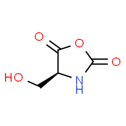 ChemSpider 2D Image | (4S)-4-(Hydroxymethyl)-1,3-oxazolidine-2,5-dione | C4H5NO4