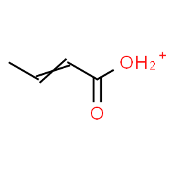 ChemSpider 2D Image | 2-Butenoyloxonium | C4H7O2