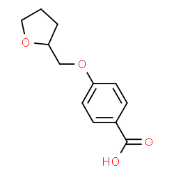 ChemSpider 2D Image | 4-[(oxolan-2-yl)methoxy]benzoic acid | C12H14O4