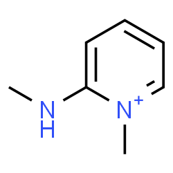 ChemSpider 2D Image | 1-Methyl-2-(methylamino)pyridinium | C7H11N2
