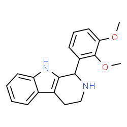 ChemSpider 2D Image | 1-(2,3-dimethoxyphenyl)-1H,2H,3H,4H,9H-pyrido[3,4-b]indole | C19H20N2O2