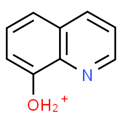 ChemSpider 2D Image | 8-Quinolinyloxonium | C9H8NO