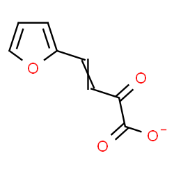 ChemSpider 2D Image | 4-(2-Furyl)-2-oxo-3-butenoate | C8H5O4