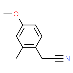 ChemSpider 2D Image | 4-Methoxy-2-methylphenylacetonitrile | C10H11NO