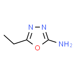 ChemSpider 2D Image | 5-Ethyl-1,3,4-oxadiazol-2-amine | C4H7N3O