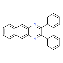 ChemSpider 2D Image | 2,3-Diphenylbenzo[g]quinoxaline | C24H16N2