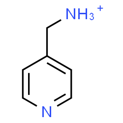 ChemSpider 2D Image | 4-Pyridinylmethanaminium | C6H9N2