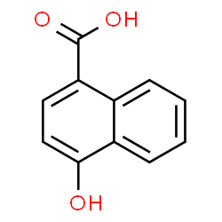 ChemSpider 2D Image | 1-hydroxy-4-naphthoic acid | C11H8O3
