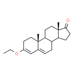ChemSpider 2D Image | (8xi,9xi,14xi)-3-Ethoxyandrosta-3,5-dien-17-one | C21H30O2