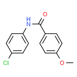 ChemSpider 2D Image | N-(4-Chlorophenyl)-4-methoxybenzamide | C14H12ClNO2