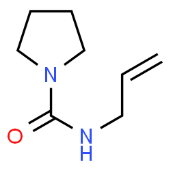ChemSpider 2D Image | N-Allyl-1-pyrrolidinecarboxamide | C8H14N2O