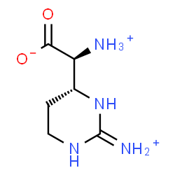 ChemSpider 2D Image | (2S)-Ammonio[(4R)-2-ammonio-1,4,5,6-tetrahydro-4-pyrimidinyl]acetate | C6H13N4O2