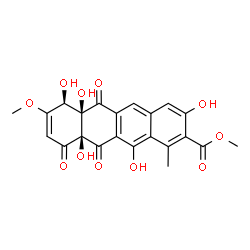 ChemSpider 2D Image | 8-Demethyltetracenomycin C | C22H18O11