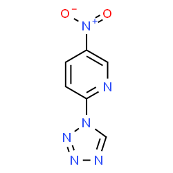 ChemSpider 2D Image | 5-Nitro-2-(1H-tetrazol-1-yl)pyridine | C6H4N6O2