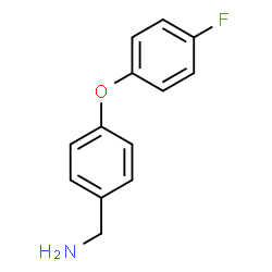 ChemSpider 2D Image | 4-(4-Fluorophenoxy)benzenemethanamine | C13H12FNO