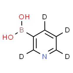 ChemSpider 2D Image | (~2~H_4_)-3-Pyridinylboronic acid | C5H2D4BNO2