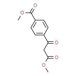 ChemSpider 2D Image | Methyl 4-methoxycarbonylbenzoylacetate | C12H12O5