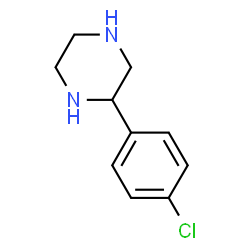 ChemSpider 2D Image | 2-(4-Chlorophenyl)piperazine | C10H13ClN2