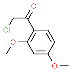 ChemSpider 2D Image | 2-Chloro-1-(2,4-dimethoxyphenyl)ethanone | C10H11ClO3