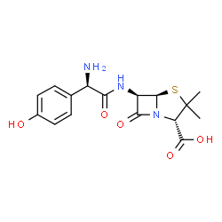 ChemSpider 2D Image | Amoxicillin | C16H19N3O5S