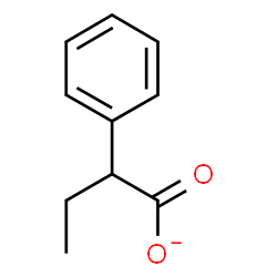 ChemSpider 2D Image | 2-Phenylbutanoate anion | C10H11O2