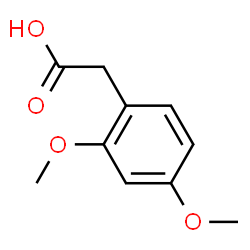 ChemSpider 2D Image | (2,4-Dimethoxyphenyl)acetic acid | C10H12O4