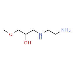 ChemSpider 2D Image | 1-(2-Aminoethylamino)-3-methoxy-2-propanol | C6H16N2O2