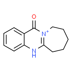 ChemSpider 2D Image | 12-Oxo-6,7,8,9,10,12-hexahydro-5H-azepino[2,1-b]quinazolin-11-ium | C13H15N2O