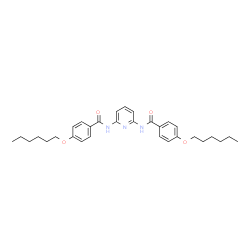 ChemSpider 2D Image | N,N'-2,6-Pyridinediylbis[4-(hexyloxy)benzamide] | C31H39N3O4