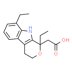 ChemSpider 2D Image | Etodolac | C17H21NO3