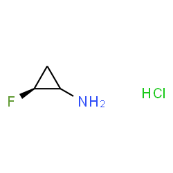 ChemSpider 2D Image | (2S)-2-Fluorocyclopropanamine hydrochloride (1:1) | C3H7ClFN