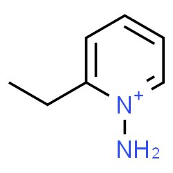 ChemSpider 2D Image | 1-Amino-2-ethylpyridinium | C7H11N2